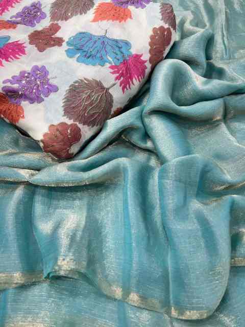 Stunning Chiffon Saree with Designer Blouse