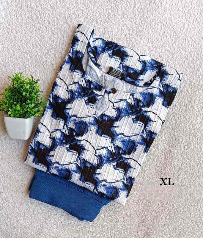 Trendy Popcorn Kurti with Jeggings