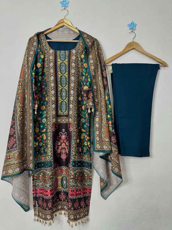 Pure Cotton Kurti with Embroidery & Lace Detailing