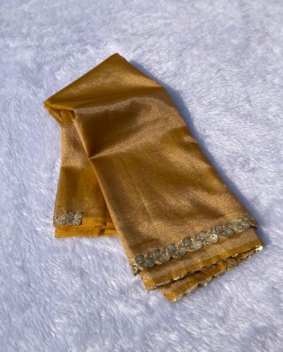 Banarasi Soft Tissue Silk Saree with Lace Work