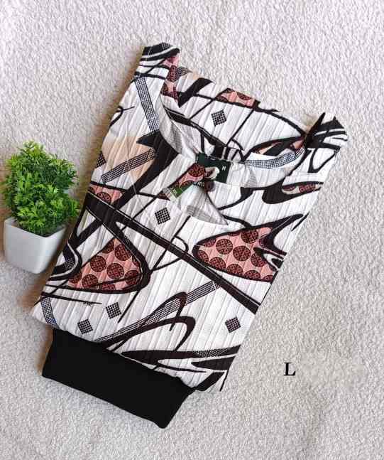 Trendy Popcorn Kurti with Jeggings