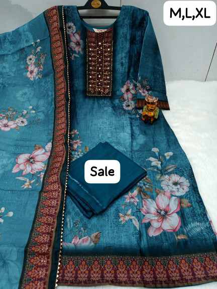 Elegant Digital Print Kurti Set